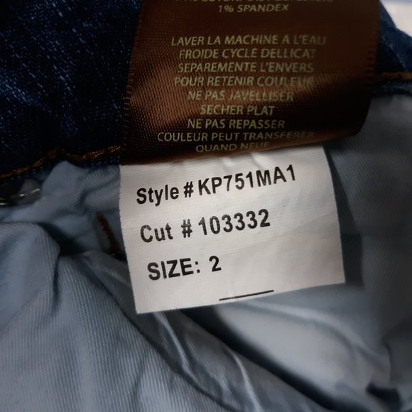 Kut from the Kloth Women's Skinny Jeans Size 2 Distressed Medium Wash Blue Denim - Picture 10 of 12